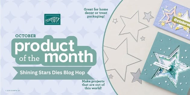 October Product of the Month Shining Stars Dies